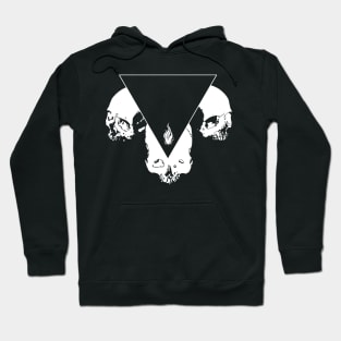 Skull Triple Flame Hoodie